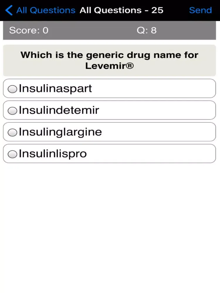 Capturas de pantalla de Top 200 Drugs Quiz iPad 