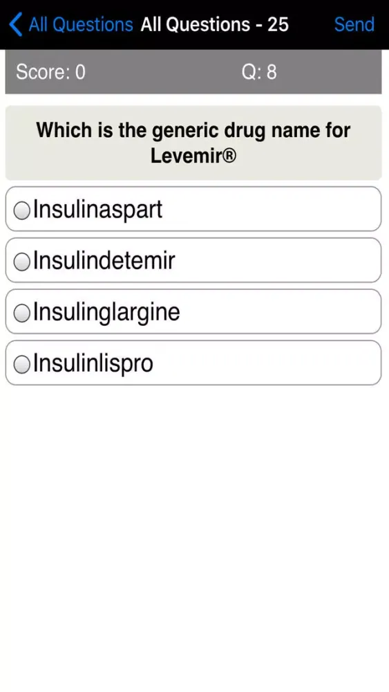 Capturas de pantalla de Top 200 Drugs Quiz