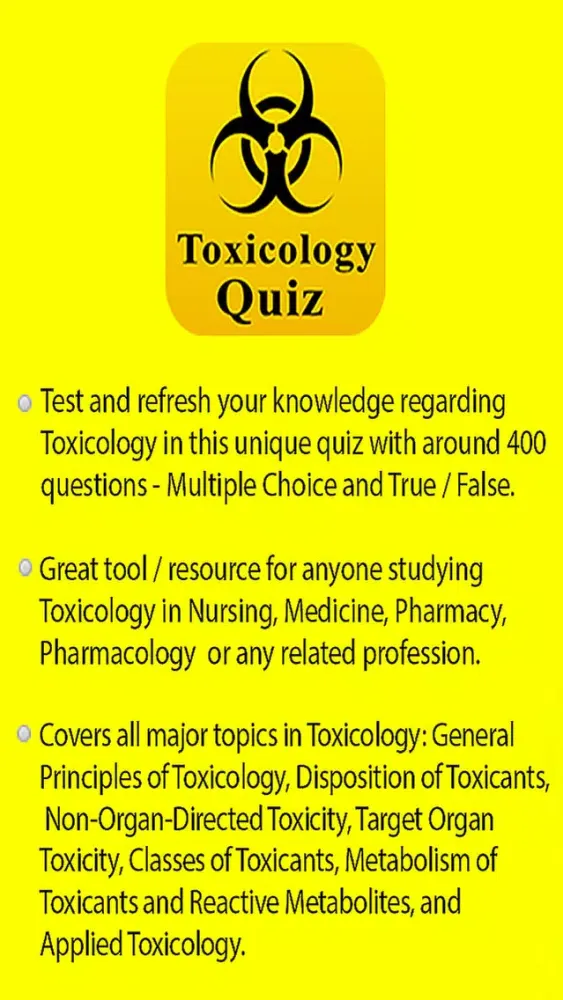 صور Toxicology & Poisonous Substances Quiz