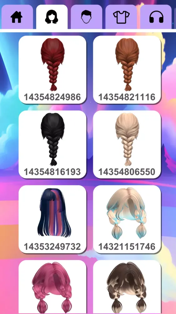 Outfit ID Screenshots