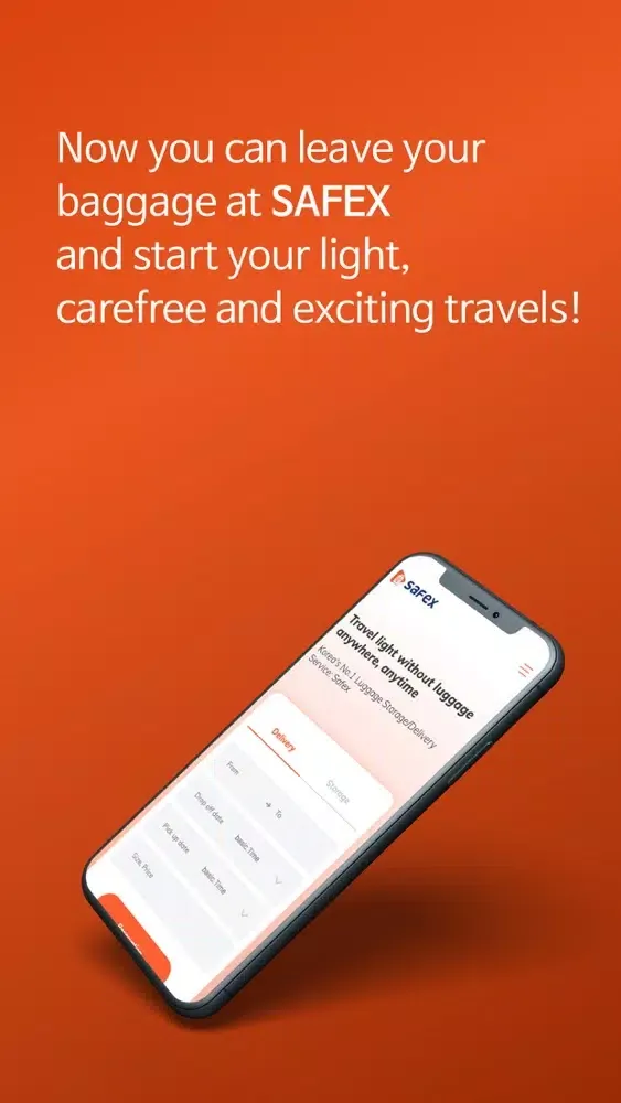 Captures d'écran de SAFEX - Baggage Service
