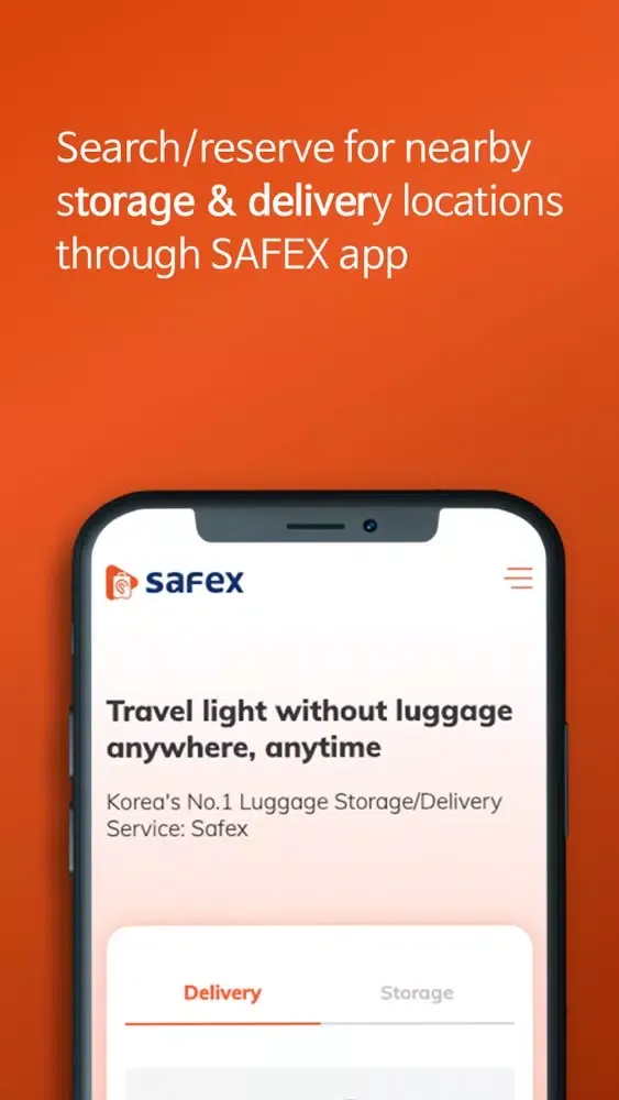 Captures d'écran de SAFEX - Baggage Service