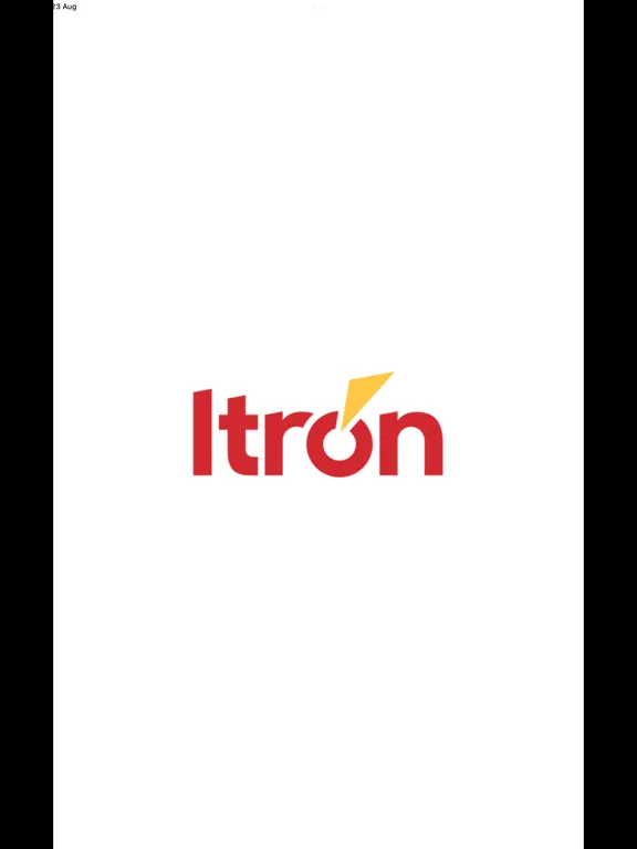 Tangkapan skrin Itron Events iPad 