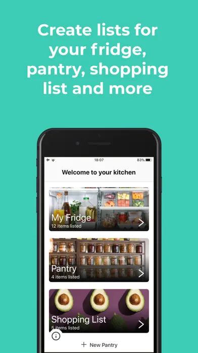 ภาพหน้าจอของ Smart Kitchen: Food Inventory
