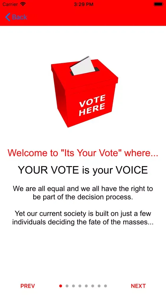 Its Your Vote スクリーンショット