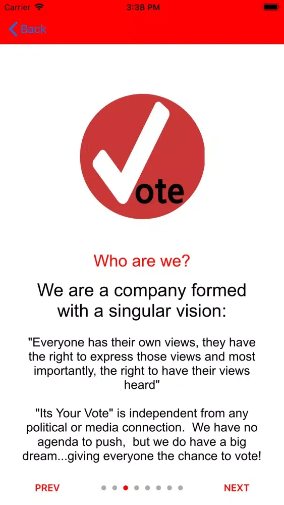Its Your Vote スクリーンショット
