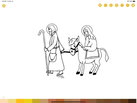 Captures d'écran de Christmas Bible Story iPad 