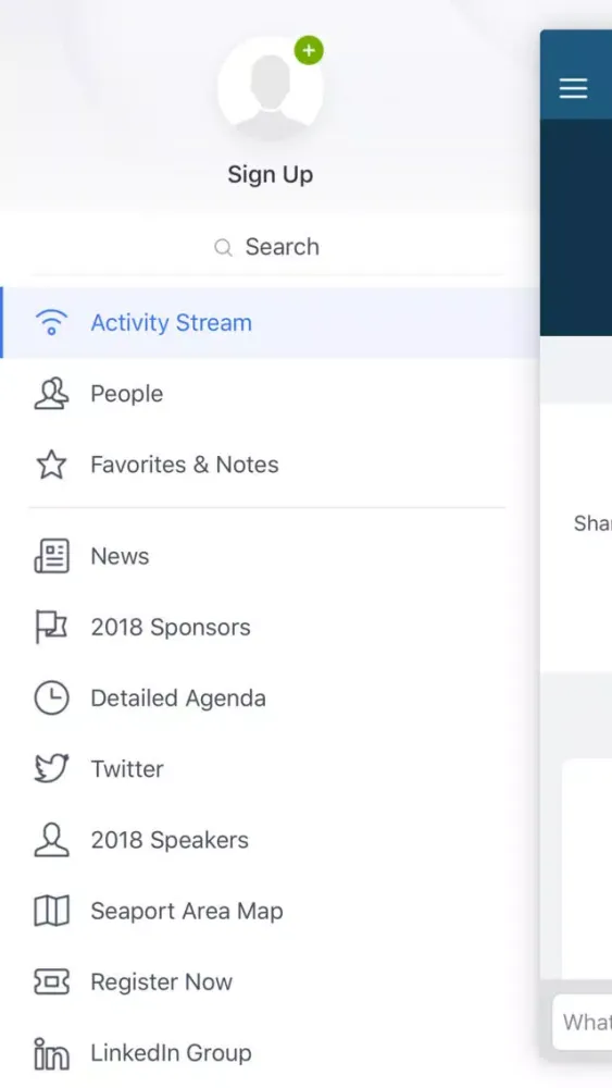 Capturas de pantalla de Navigate 2018, by Continuum