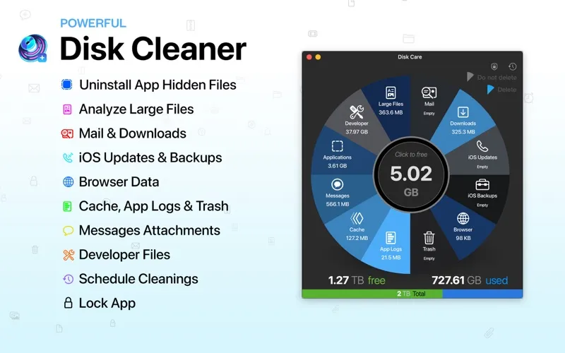 Disk Care: Drive Space Cleaner Screenshots