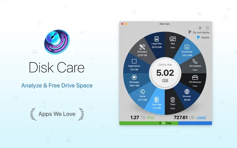 Disk Care: Drive Space Cleaner Screenshots