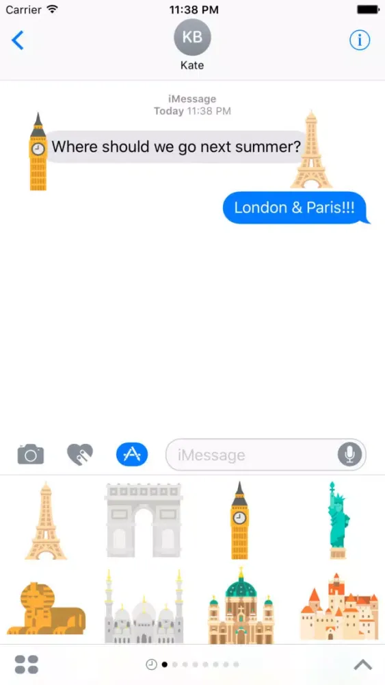 Famous Landmarks for Stickers Screenshots