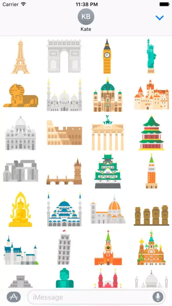 Famous Landmarks for Stickers Screenshots