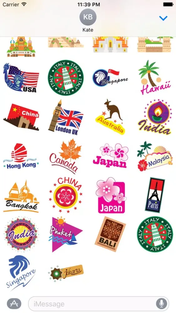 Famous Landmarks for Stickers Screenshots