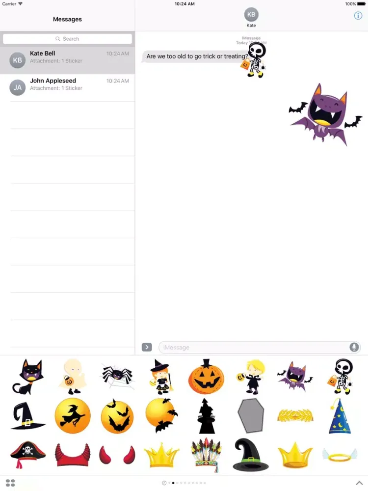 تصاویر Halloween for Stickers iPad 