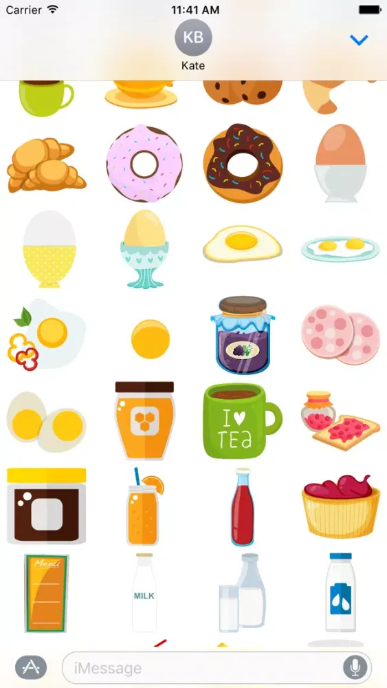 MEGA Sticker Pack for iMessage Screenshots