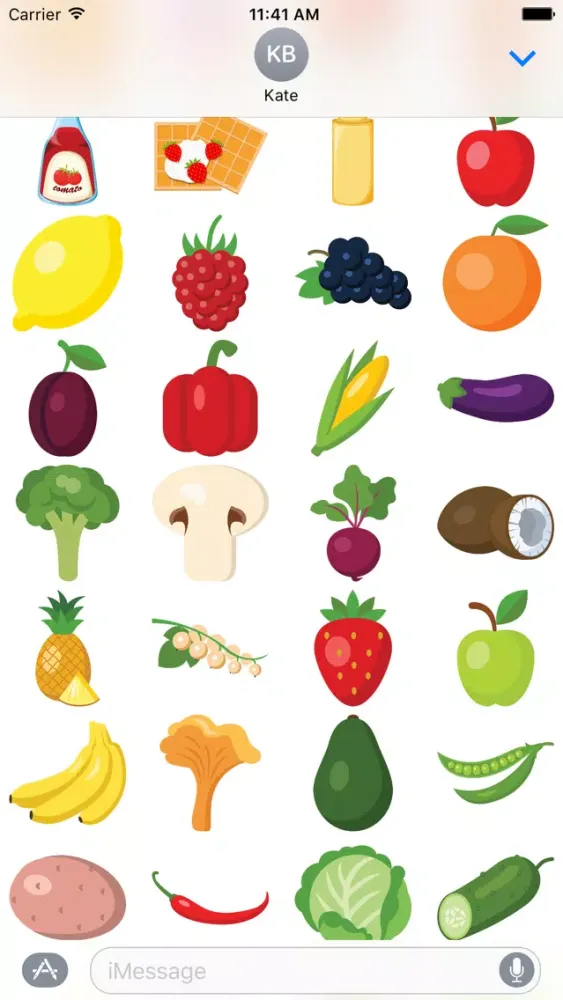 MEGA Sticker Pack for iMessage Screenshots