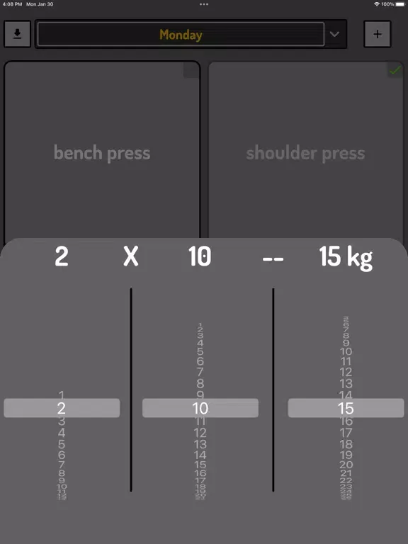 GymStreak iPad  スクリーンショット