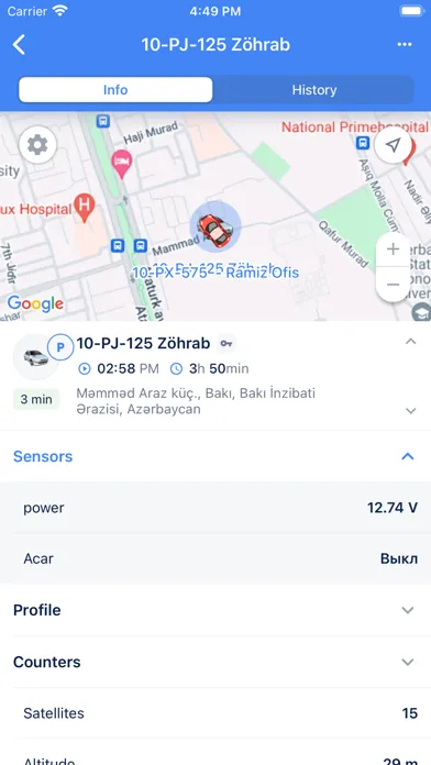 Capturas de pantalla de GO.GPS.AZ