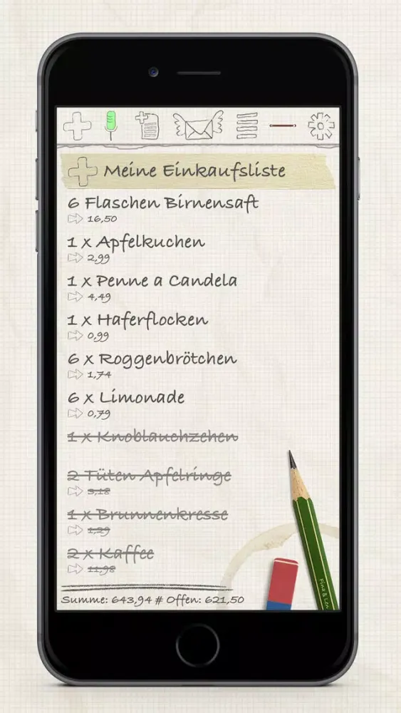 Shopping List / Grocery List スクリーンショット