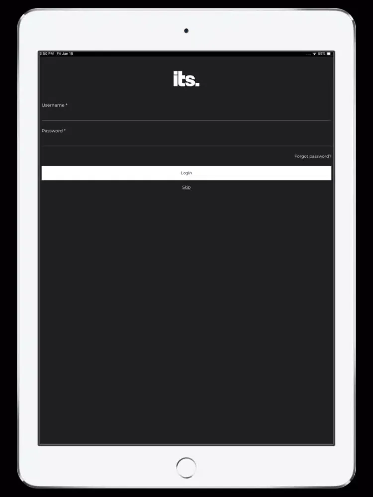 its. Communications Timesheet iPad  스크린샷