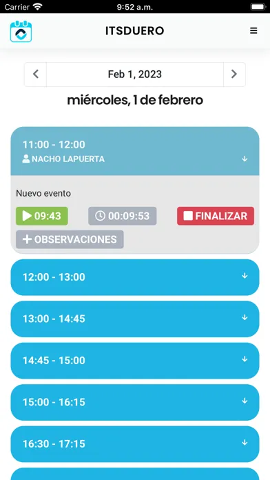 Captures d'écran de Mi Agenda AHORA One