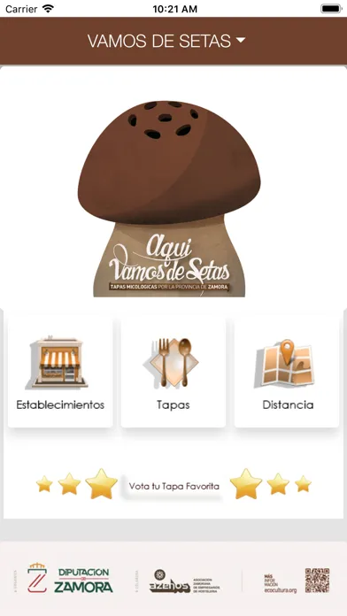 Tangkapan layar Vamos de Setas