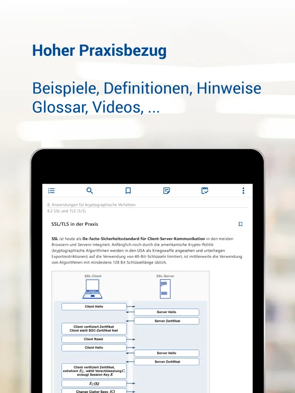 Captures d'écran de IT-Sicherheit Zertifizierung iPad 
