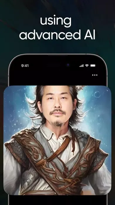 ภาพหน้าจอของ MyFaceWhen: your AI selfies