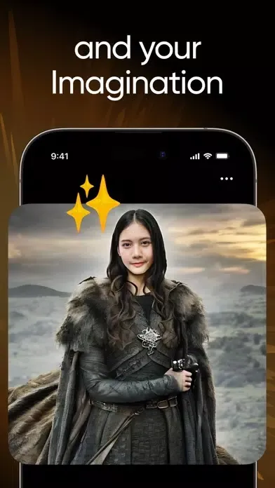 ภาพหน้าจอของ MyFaceWhen: your AI selfies