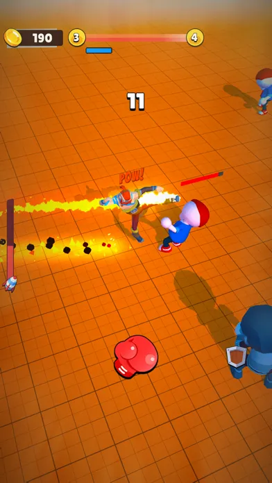 Capturas de tela do Hero Fighting Karate Games