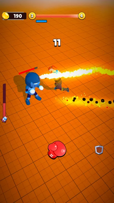 Capturas de tela do Hero Fighting Karate Games
