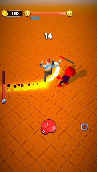 Capturas de tela do Hero Fighting Karate Games