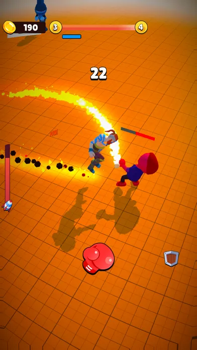 Capturas de tela do Hero Fighting Karate Games