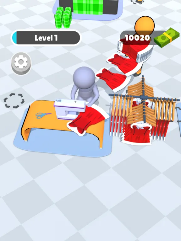 Factory Tycoon : Clothes Games iPad  スクリーンショット