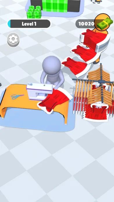 Factory Tycoon : Clothes Games スクリーンショット
