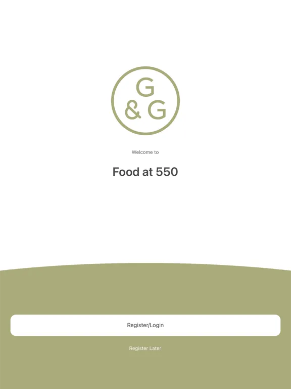 Food at 550 iPad 应用截图
