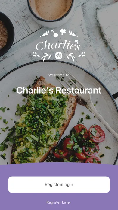 Capturas de tela do Charlie's Restaurant
