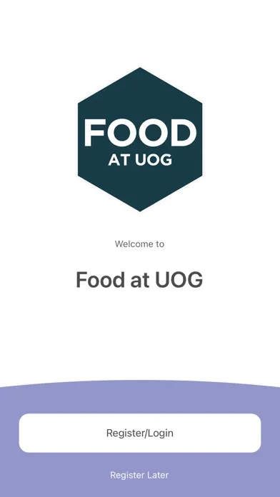 Tangkapan skrin Food at UOG