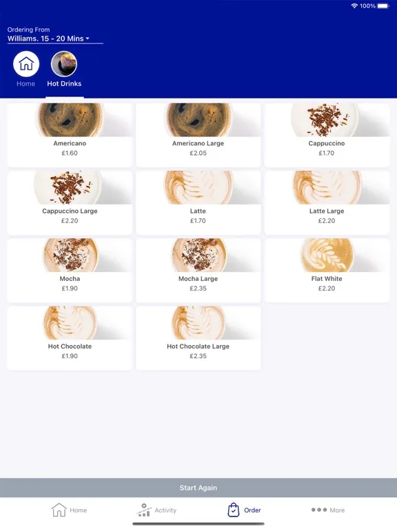 Food at WR iPad 应用截图