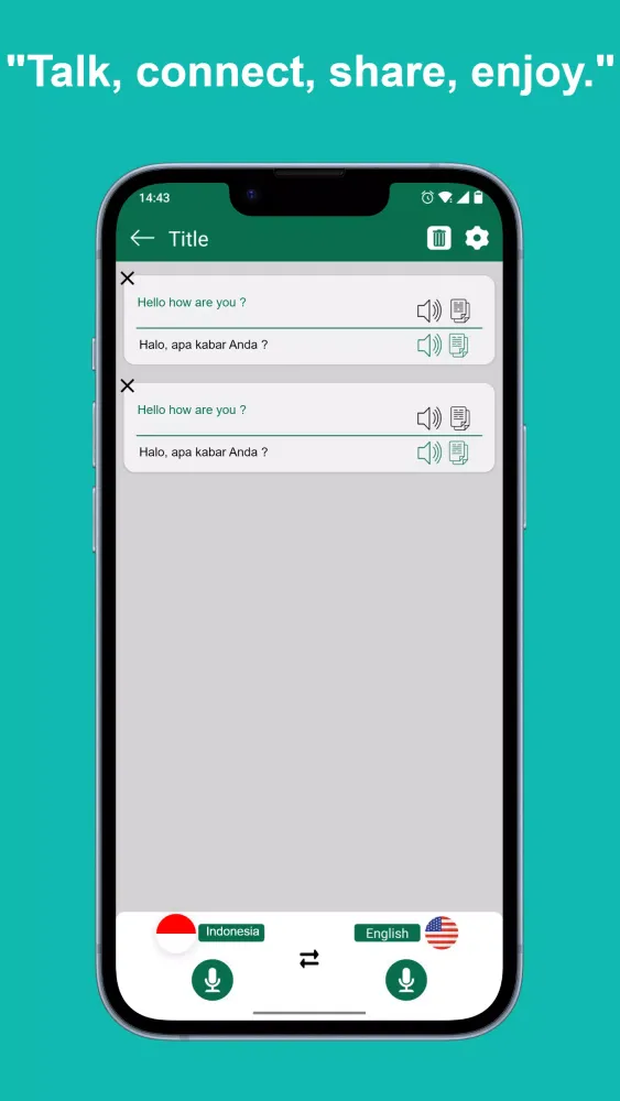 Screenshot di Indonesian English Translator