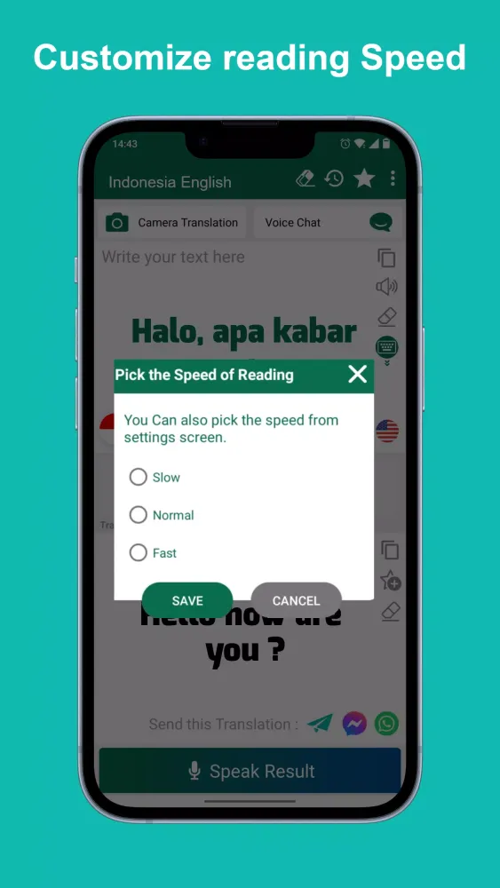 Screenshot di Indonesian English Translator