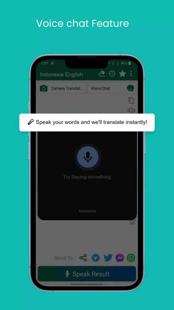 Screenshot di Indonesian English Translator