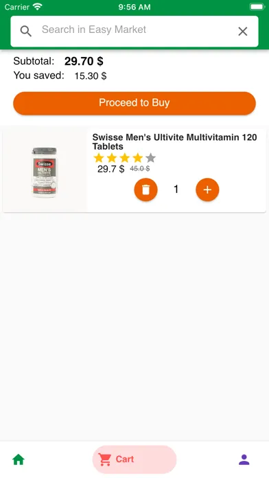 Captures d'écran de Easy Market App