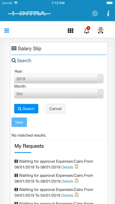 Captures d'écran de i-intra (Online HR System)