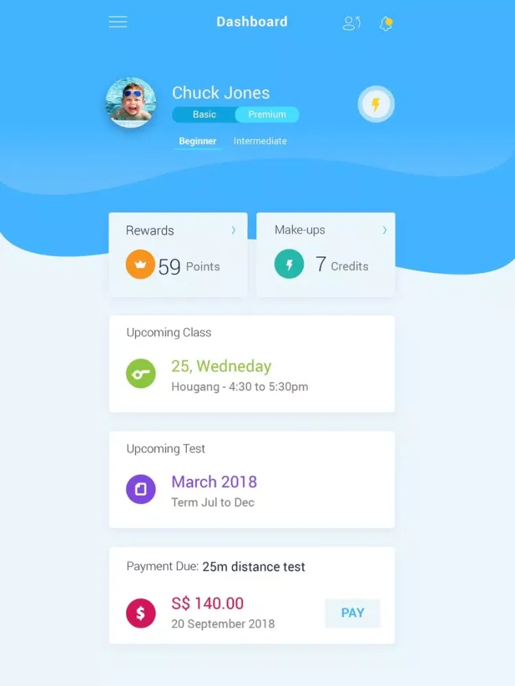 The Swim Starter iPad  স্ক্রিনশট