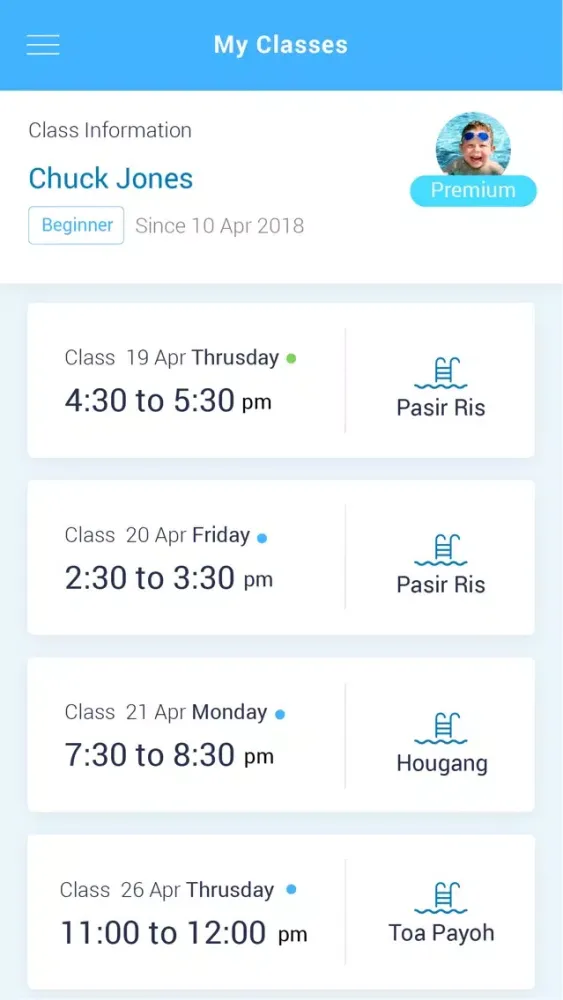 The Swim Starter স্ক্রিনশট