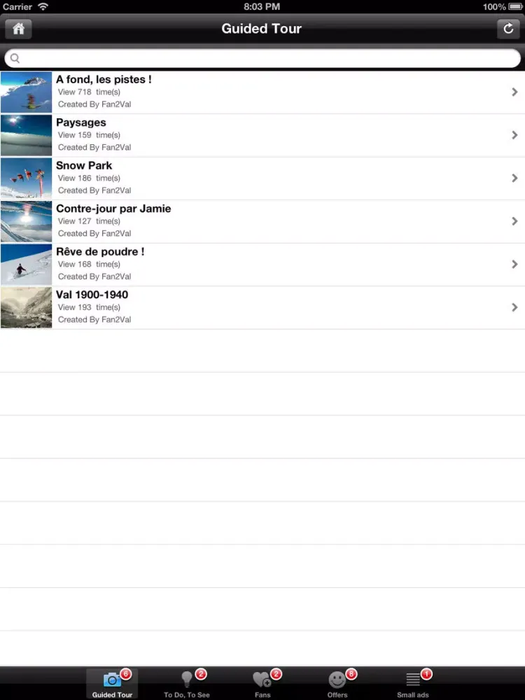 Fan 2 Val iPad 應用截圖