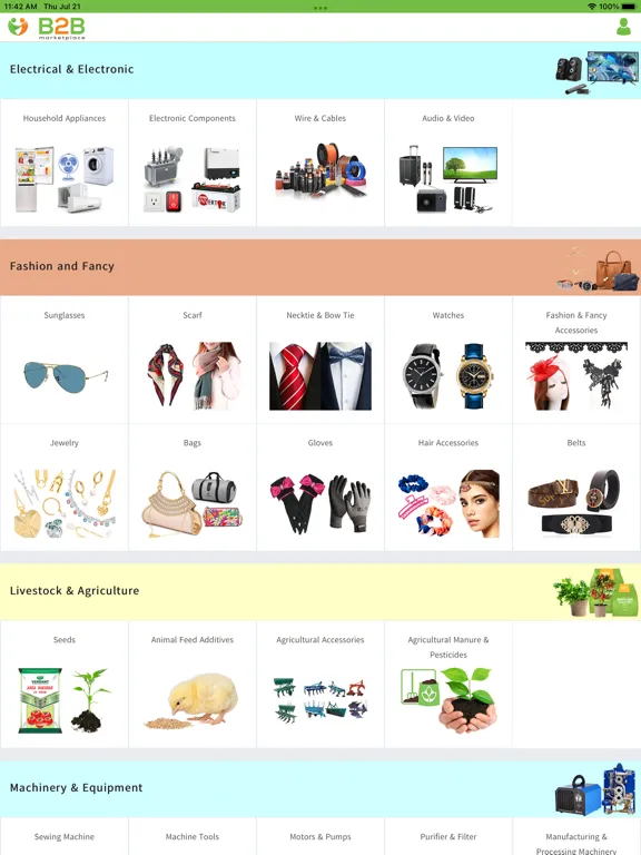 Ảnh chụp màn hình của B2B.com.mm iPad 