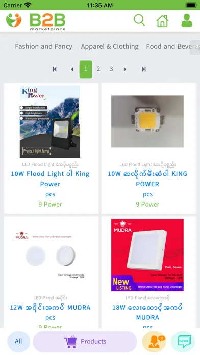 Ảnh chụp màn hình của B2B.com.mm