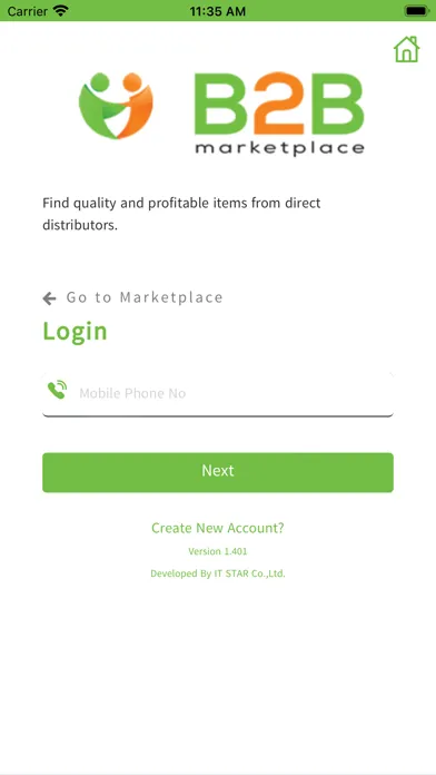 Ảnh chụp màn hình của B2B.com.mm